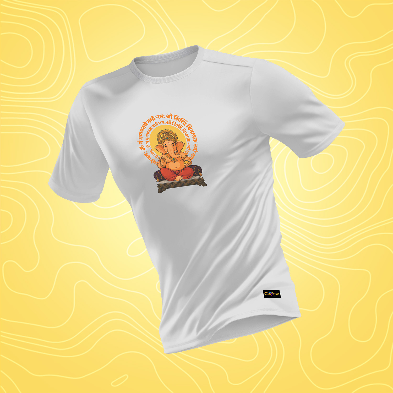 Siddhivinayak Om Ganapataye Mantra Tee